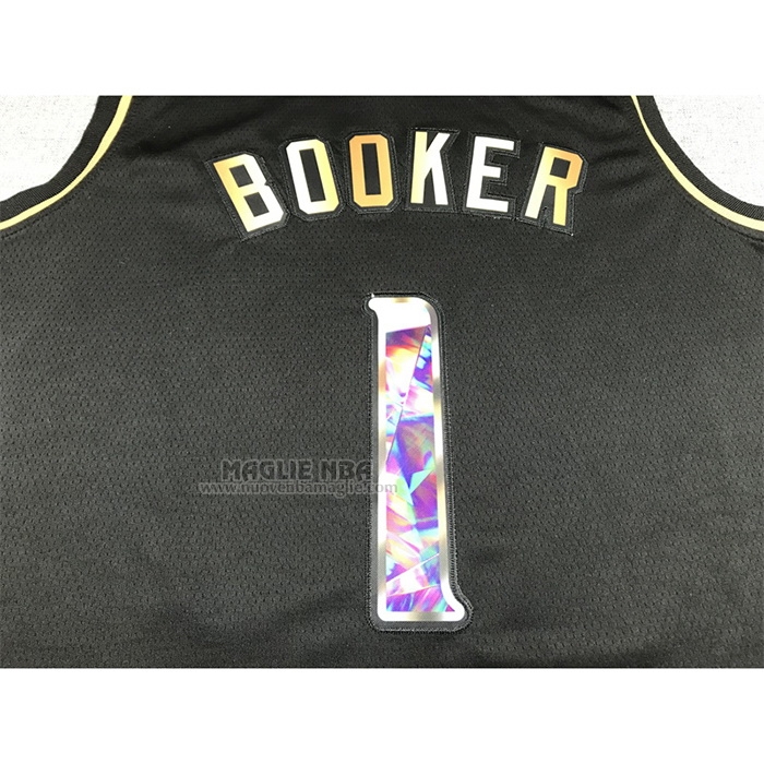 Maglia
 Devin Booker NO 1 Phoenix Suns Golden Edition 2021-22 Nero
